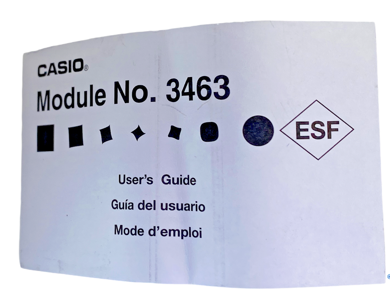 Casio discount module 3463