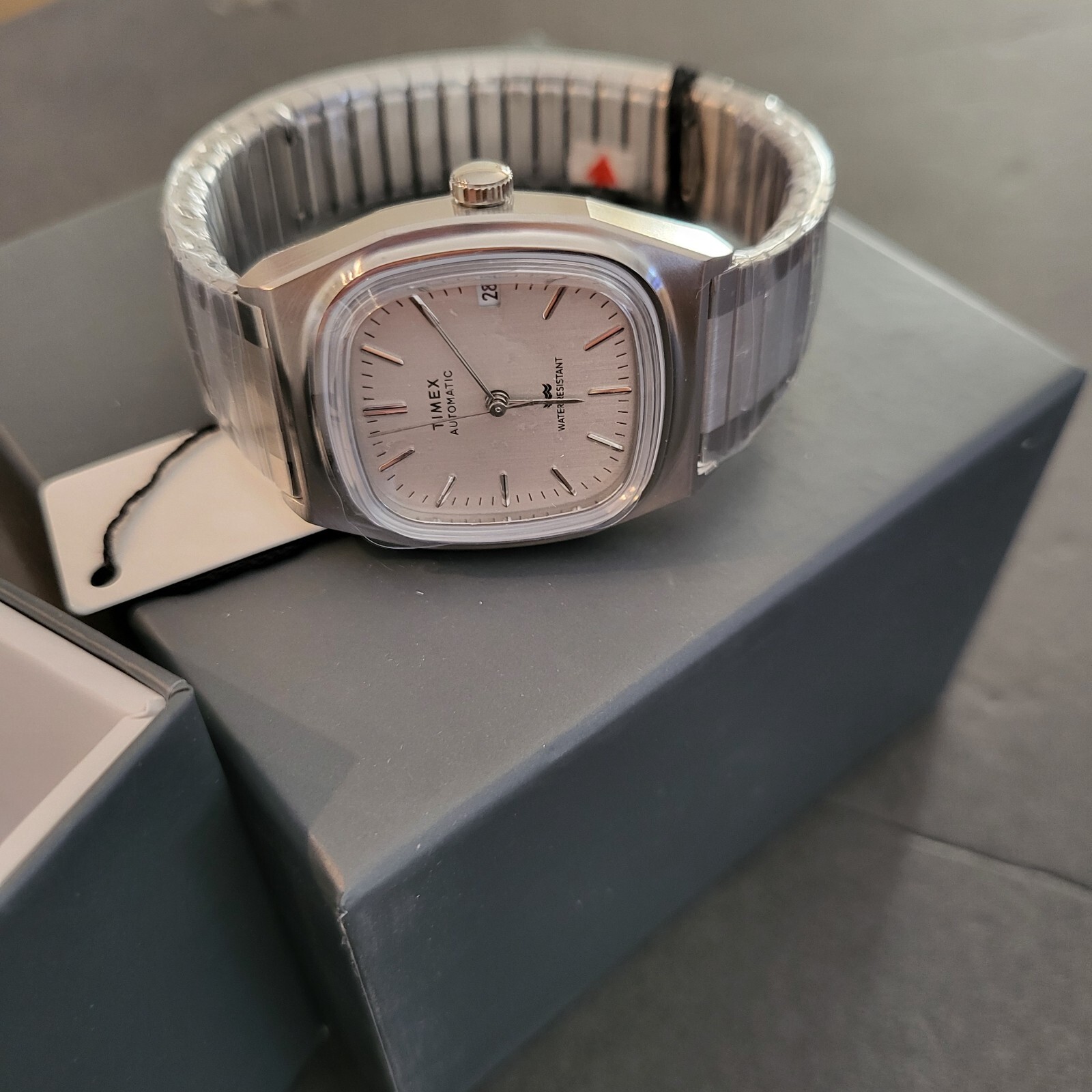 Timex Automatic 1983 E-Line Reissue 34mm with Expansion band Watch 