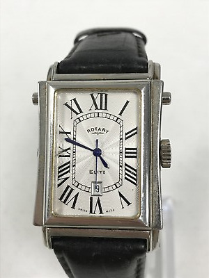 Rotary Elite Duo Face Reverso 11306 Swiss Made Quartz Unisex