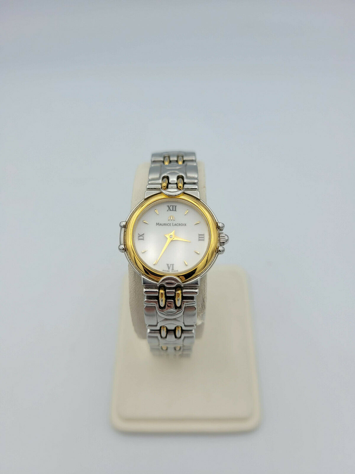 22mm Maurice Lacroix Gold Steel Vintage Sapphire Crystal 59725