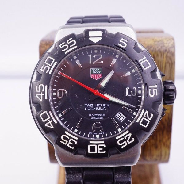 Tag Heuer Formula 1 Wac1110 0 Black Dial Quartz Men S Watch Watchcharts Marketplace