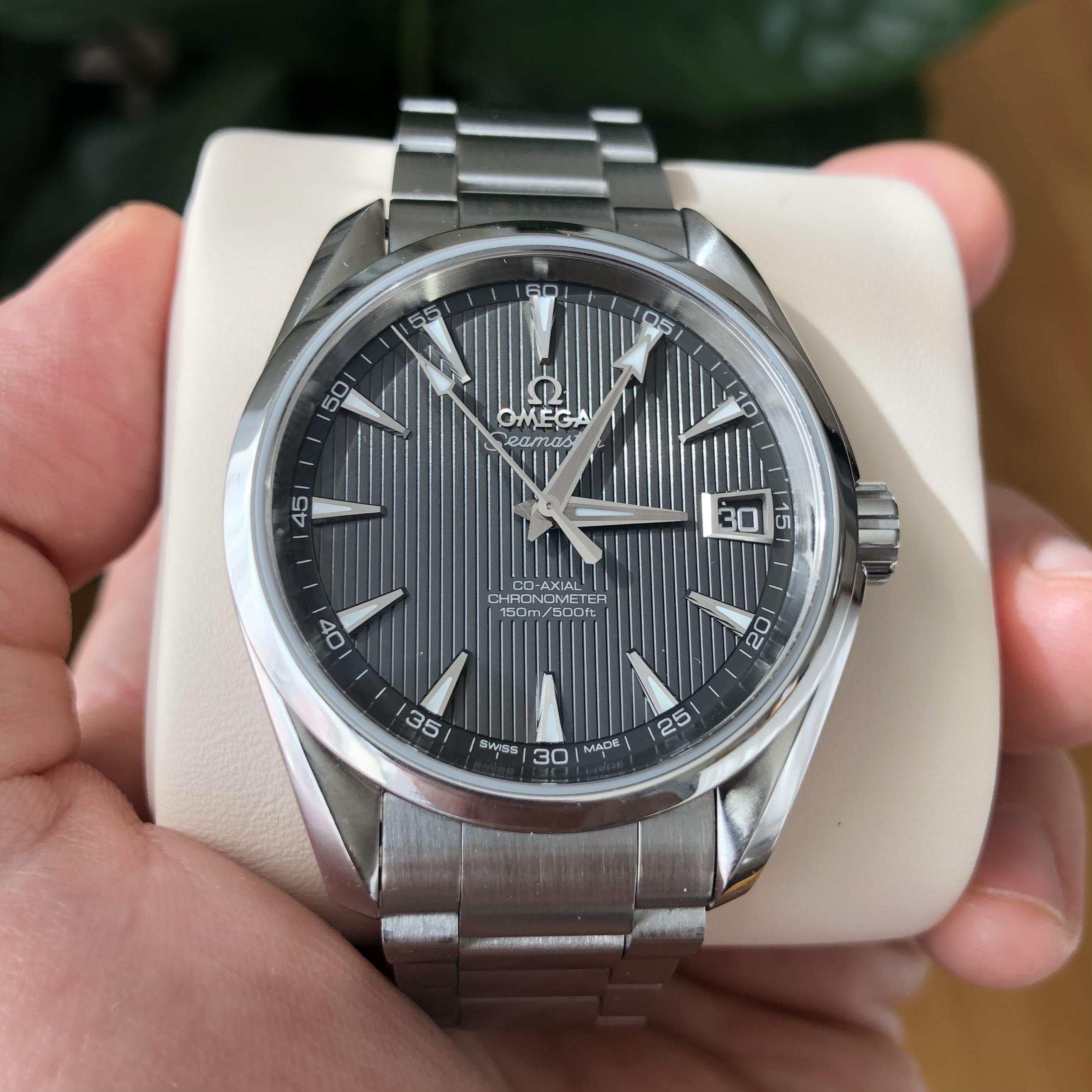 FSOT Omega Aqua Terra 8500 38.5mm WatchCharts Marketplace