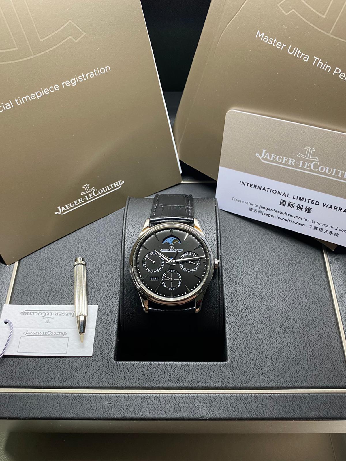 Jaeger LeCoultre Master Ultra Thin Perpetual Black 1308470