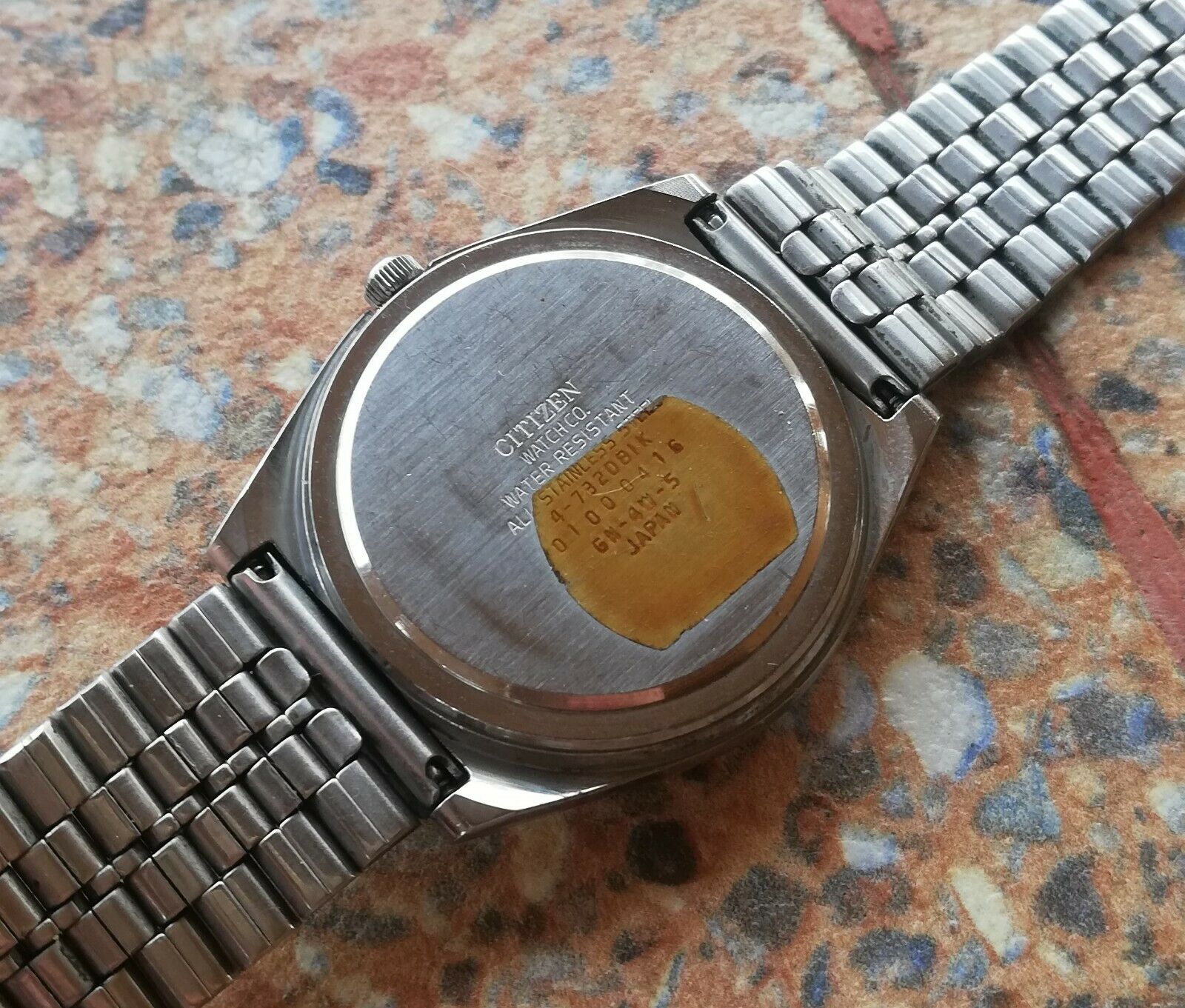 Vintage Citizen CQ Crystron Quartz Watch 7100 October 1980