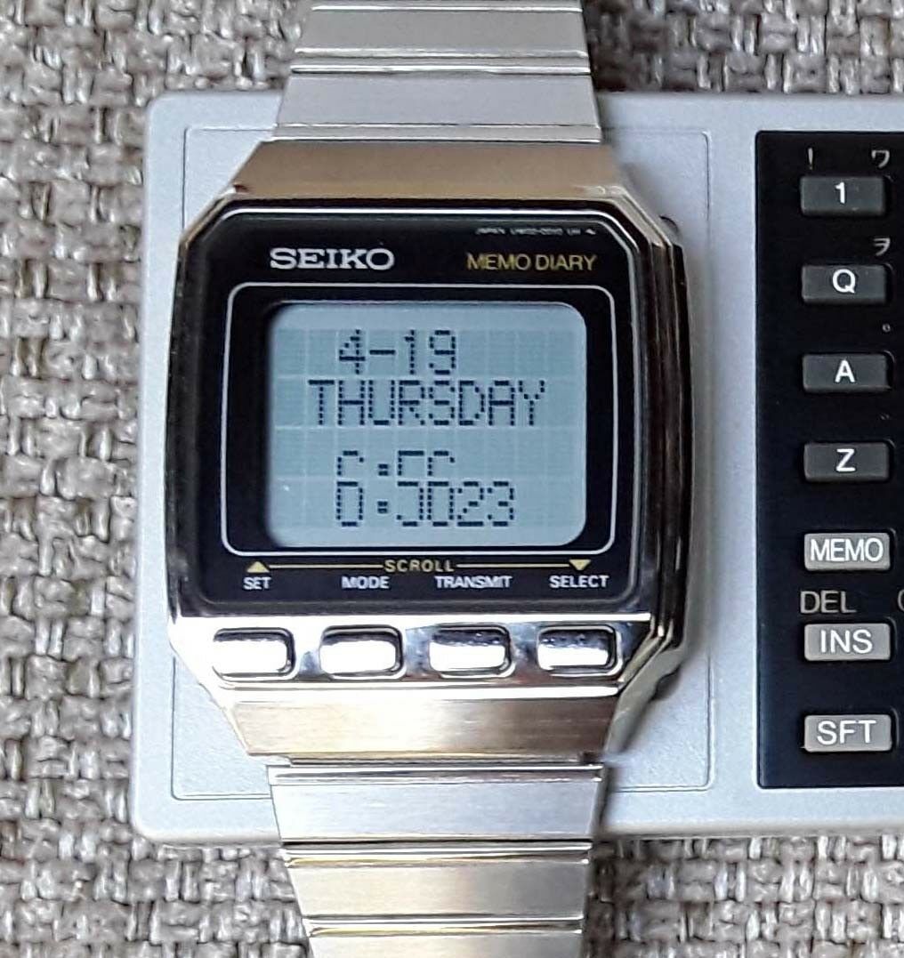 SEIKO MEMO DIARY デジタル腕時計 希少 SEIKO セイコー MEMO DIARY