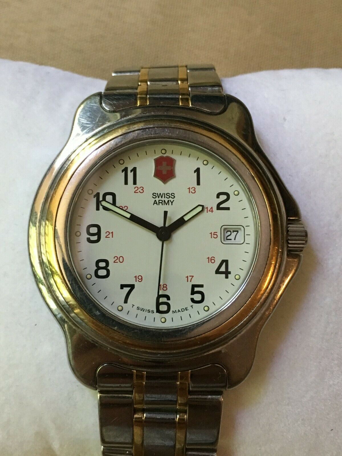 Victorinox two tone watch hot sale