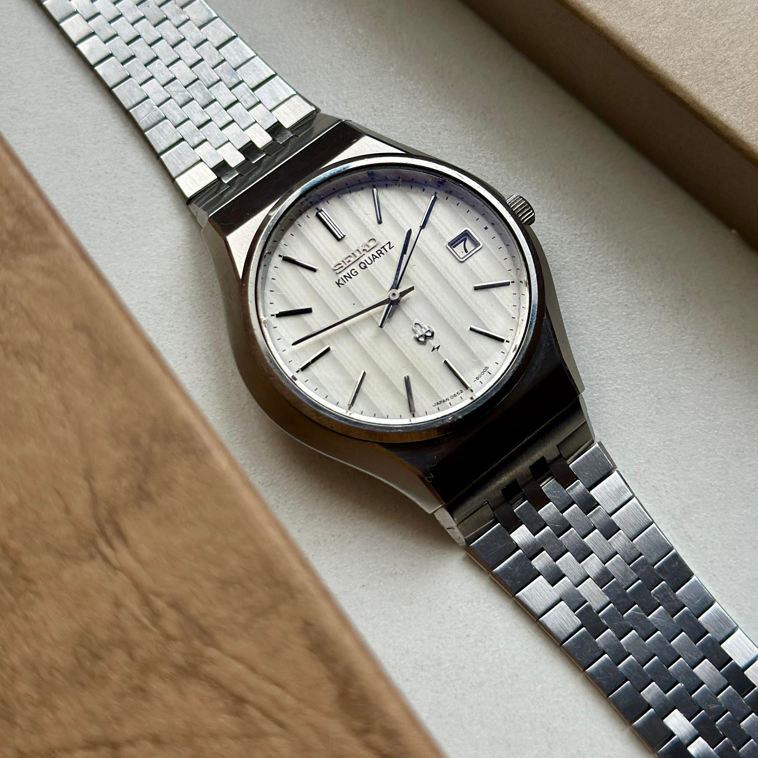 WTS] 1975 Vintage Seiko King Quartz – Linen Dial | WatchCharts