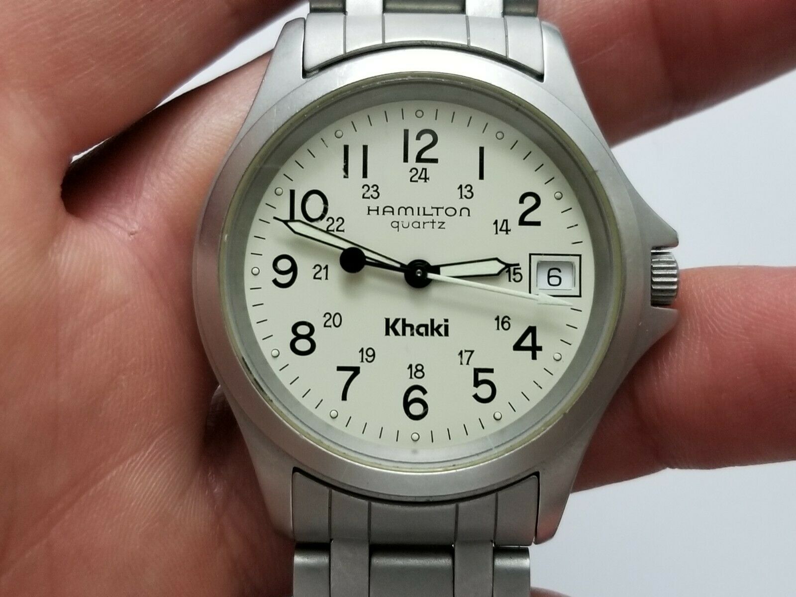 Hamilton Khaki Quartz Model 9445B Men's Quartz Watch Swiss Made