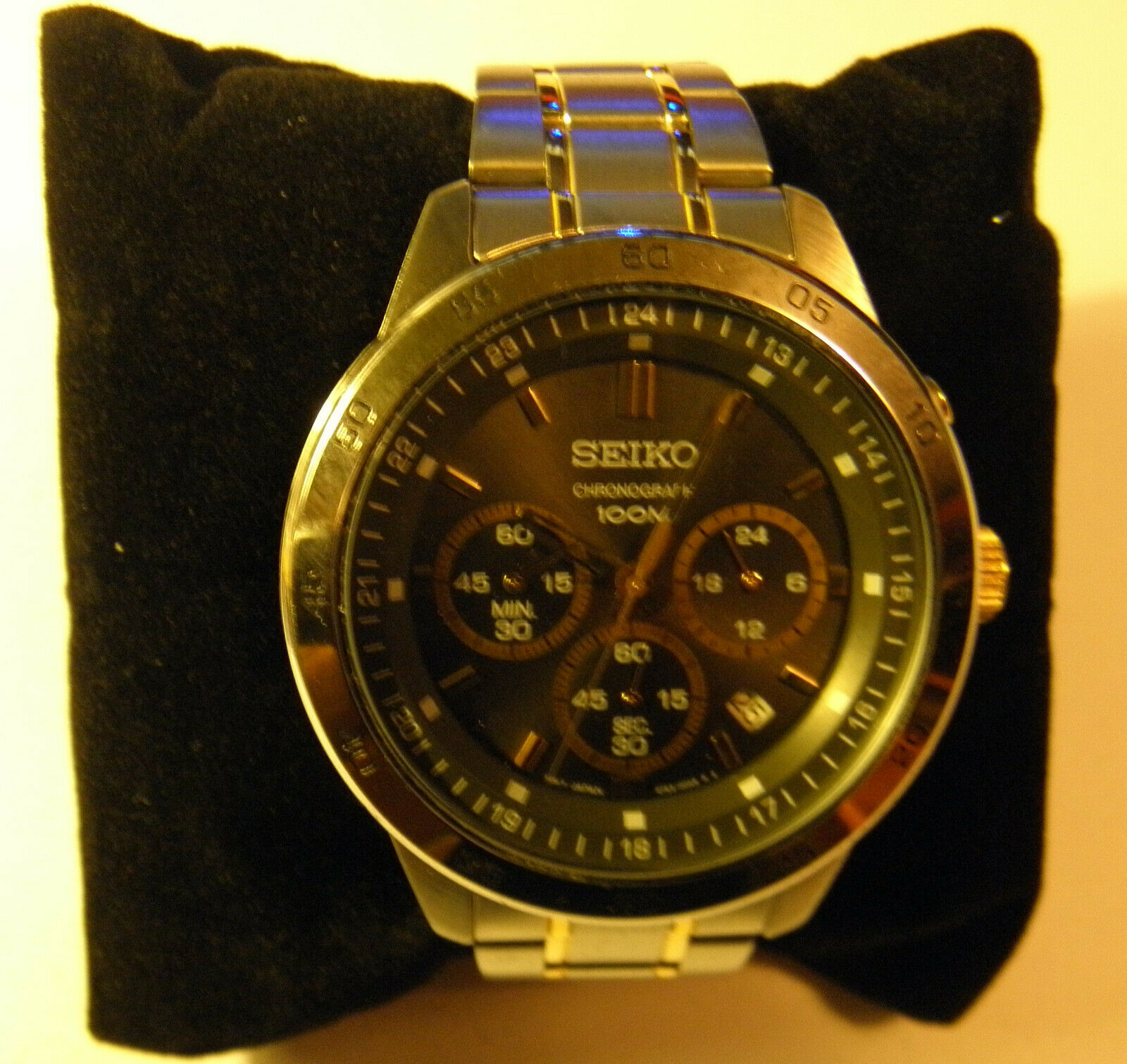 Seiko chronograph 100m outlet 4t53