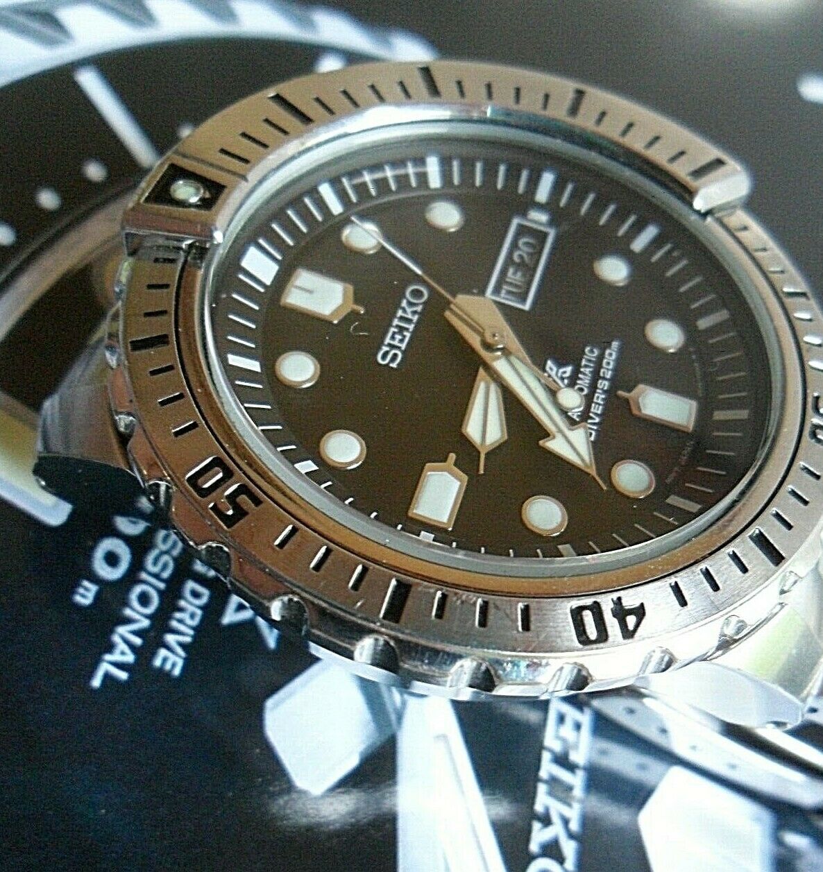 Clean  mm S/S Men's Seiko X Automatic 200M Air Diver's Watch 4R36-03P0  Runs | WatchCharts