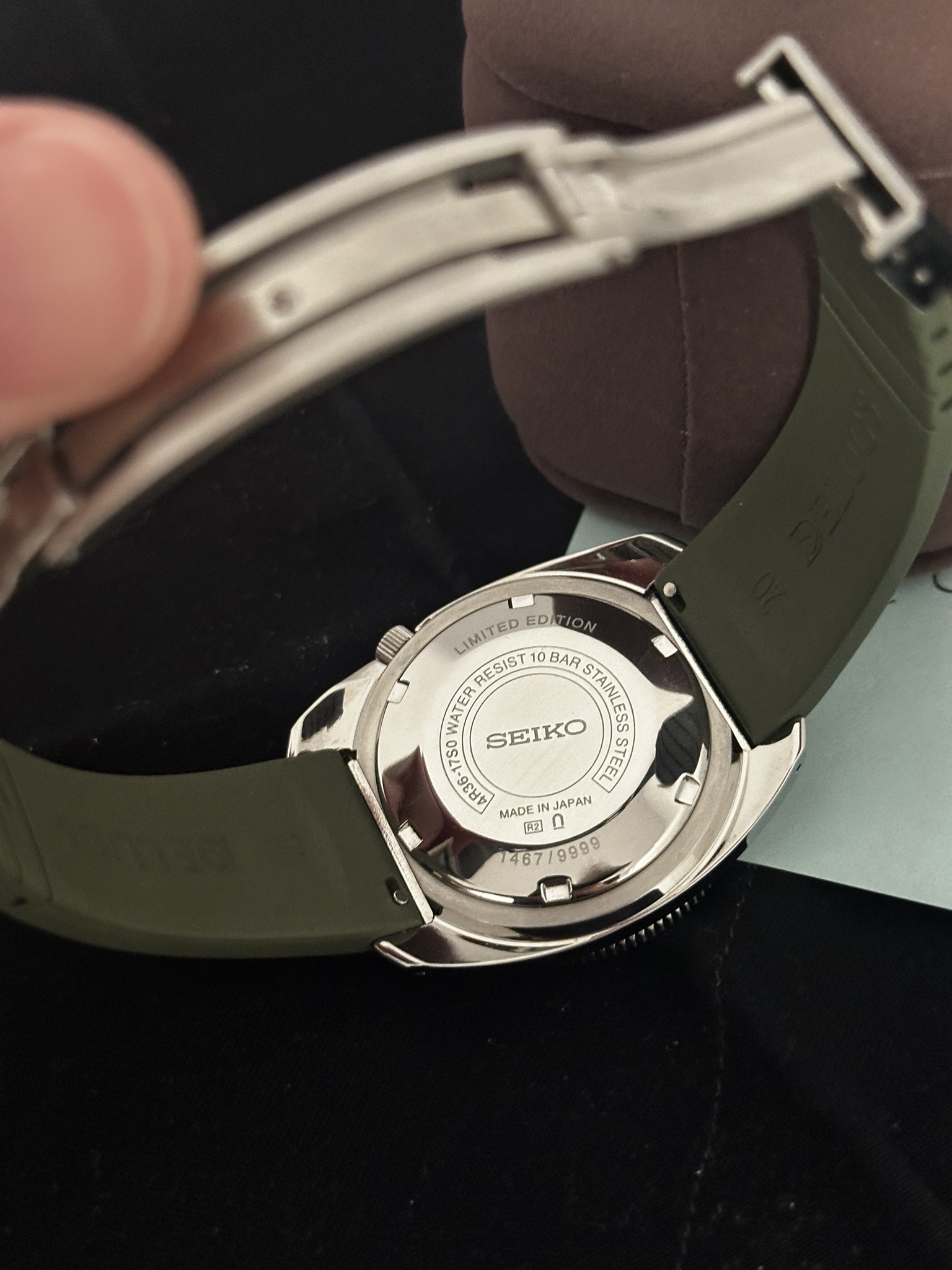 WTS] SRPL91 Gene Kranz Seiko - Made in Japan (with Green Delugs