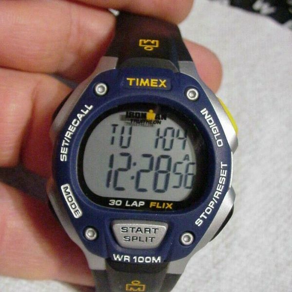 Timex Ironman Triathlon Men’s Watch 30 Lap Alarm Chrono Blue 50 M 170 N7 Digital WatchCharts