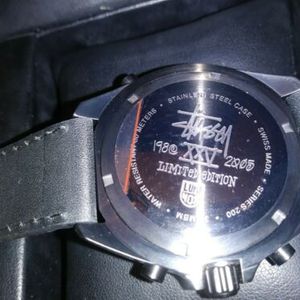 STUSSY LUMINOX Wrist Watch 25th Anniversary Limited Edition!!Rare