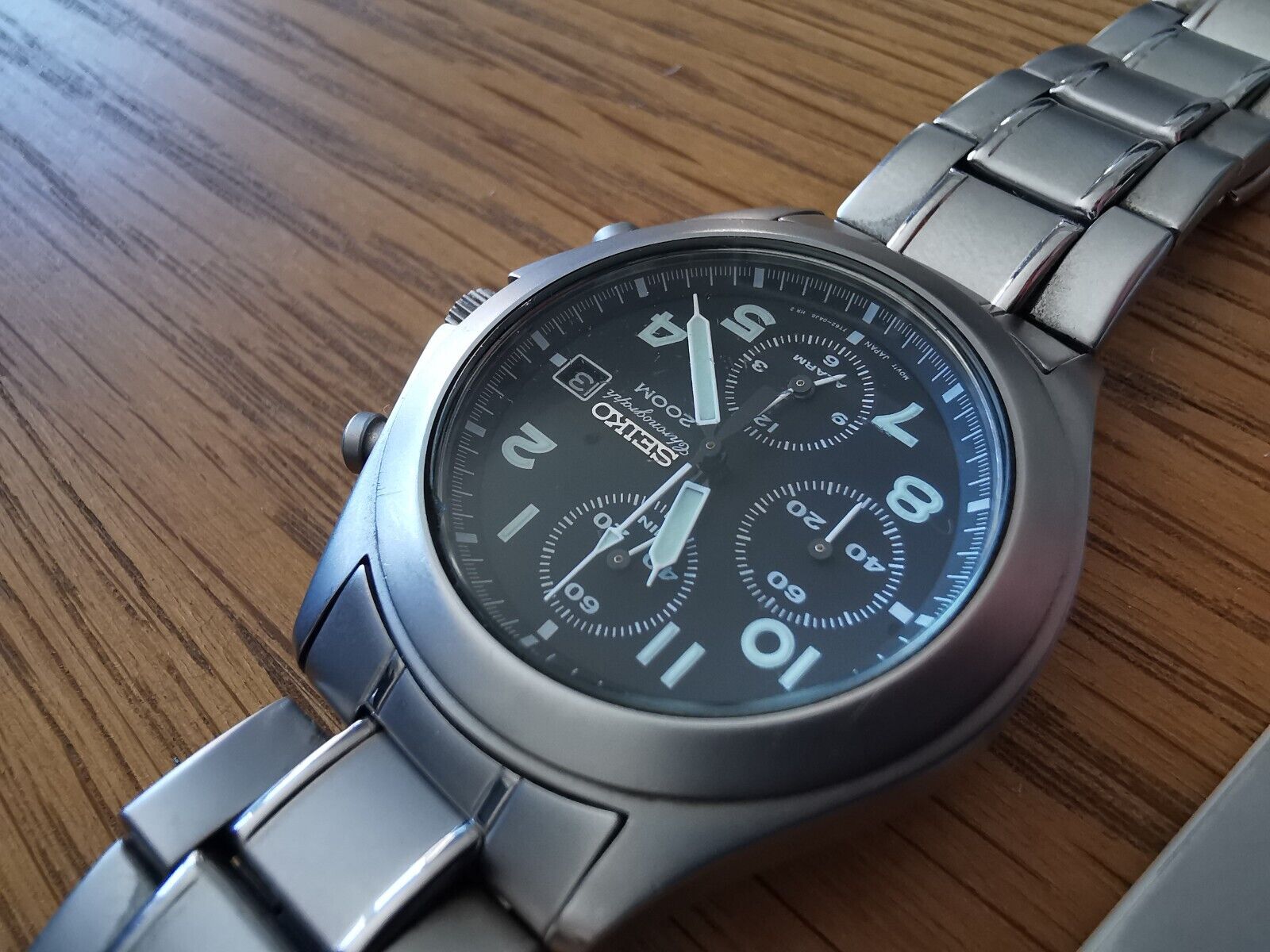 A29 希少 稼動品　SEIKO chronograph TITANIUM A29 希少 稼動品 SEIKO chronograph TITANIUM｜Yahoo!フリマ（旧