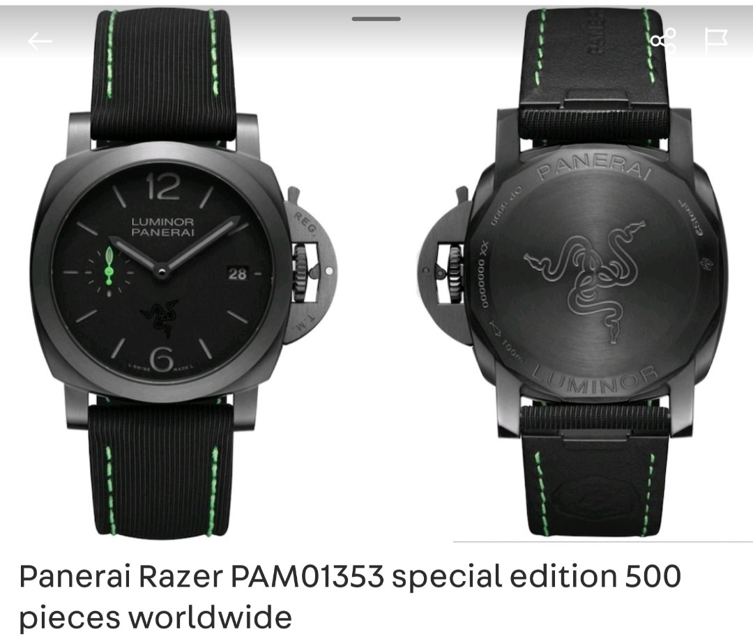 Panerai Razer WatchCharts Marketplace