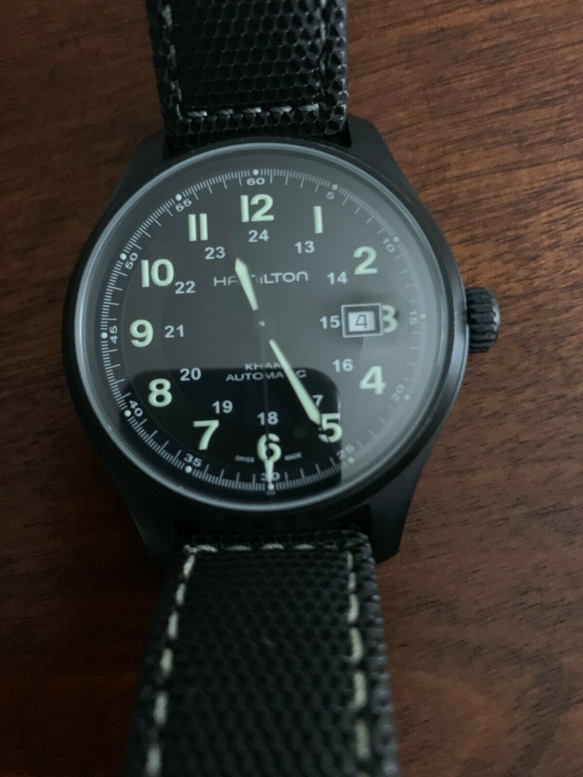 Hamilton Khaki Field Titanium Men S Watch H Watchcharts