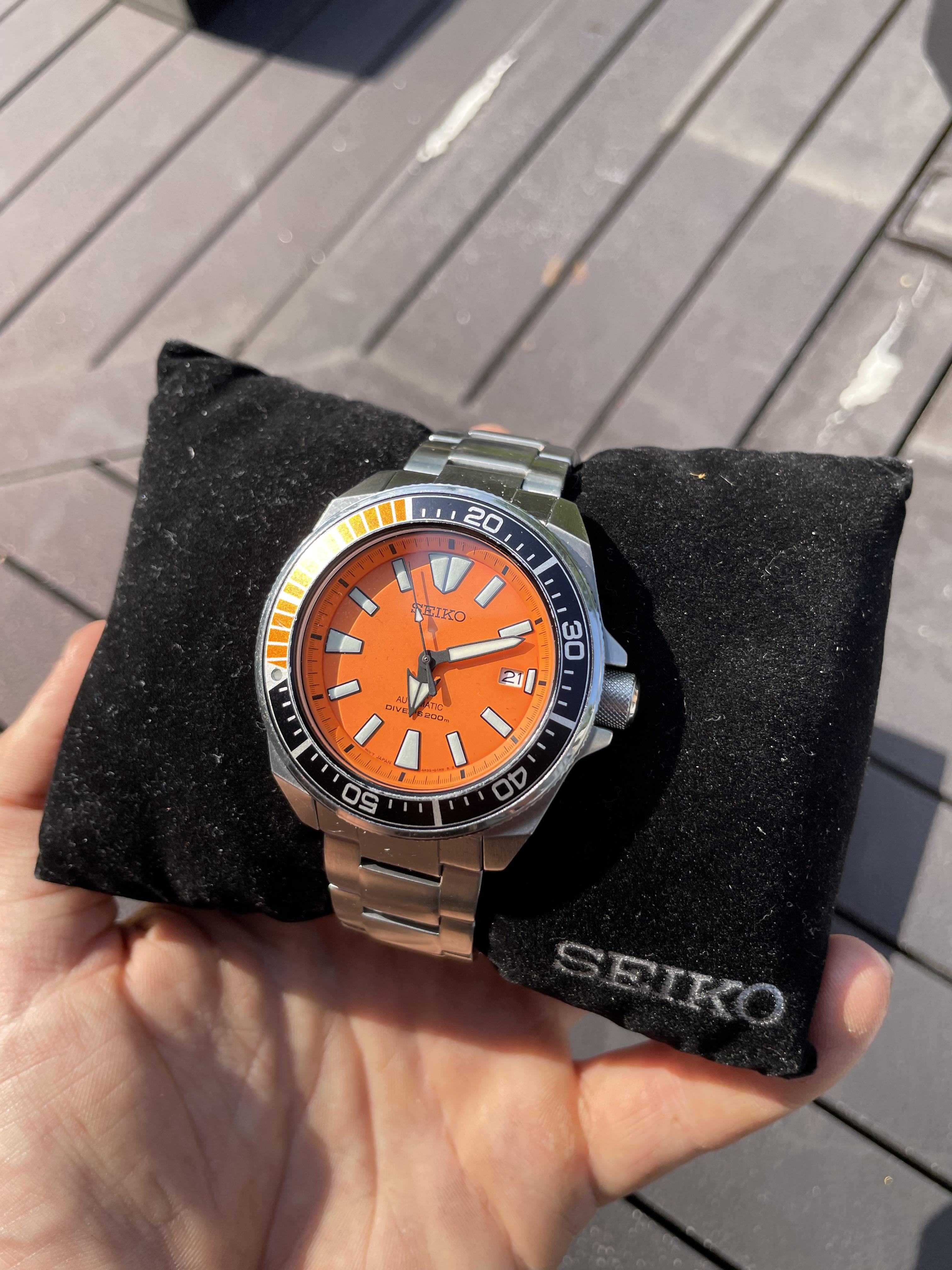 WTS] Seiko SRPC07 Orange Samurai / Full Kit / Beautiful condition WatchCharts