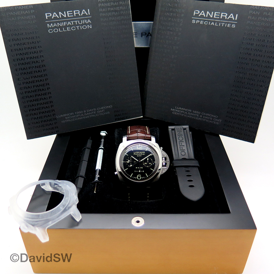 FS Panerai PAM 275 LUMINOR 1950 CHRONO MONOPULSANTE 8 DAYS GMT