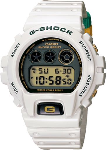 CASIO G-Shock RASTAFARIAN Jamaica DW-6900R-7 Limited Edition Watch 