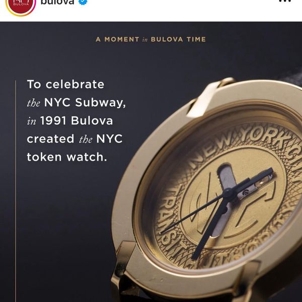 [WTS] Bulova / Caravelle Subway Token Watch ($75) | WatchCharts Marketplace