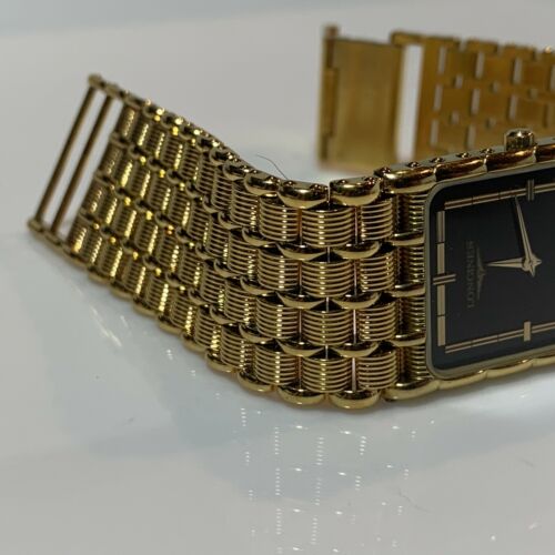 Longines Fancy Dress Watch Gold Plated Band CMZ 5712 Wristwatch