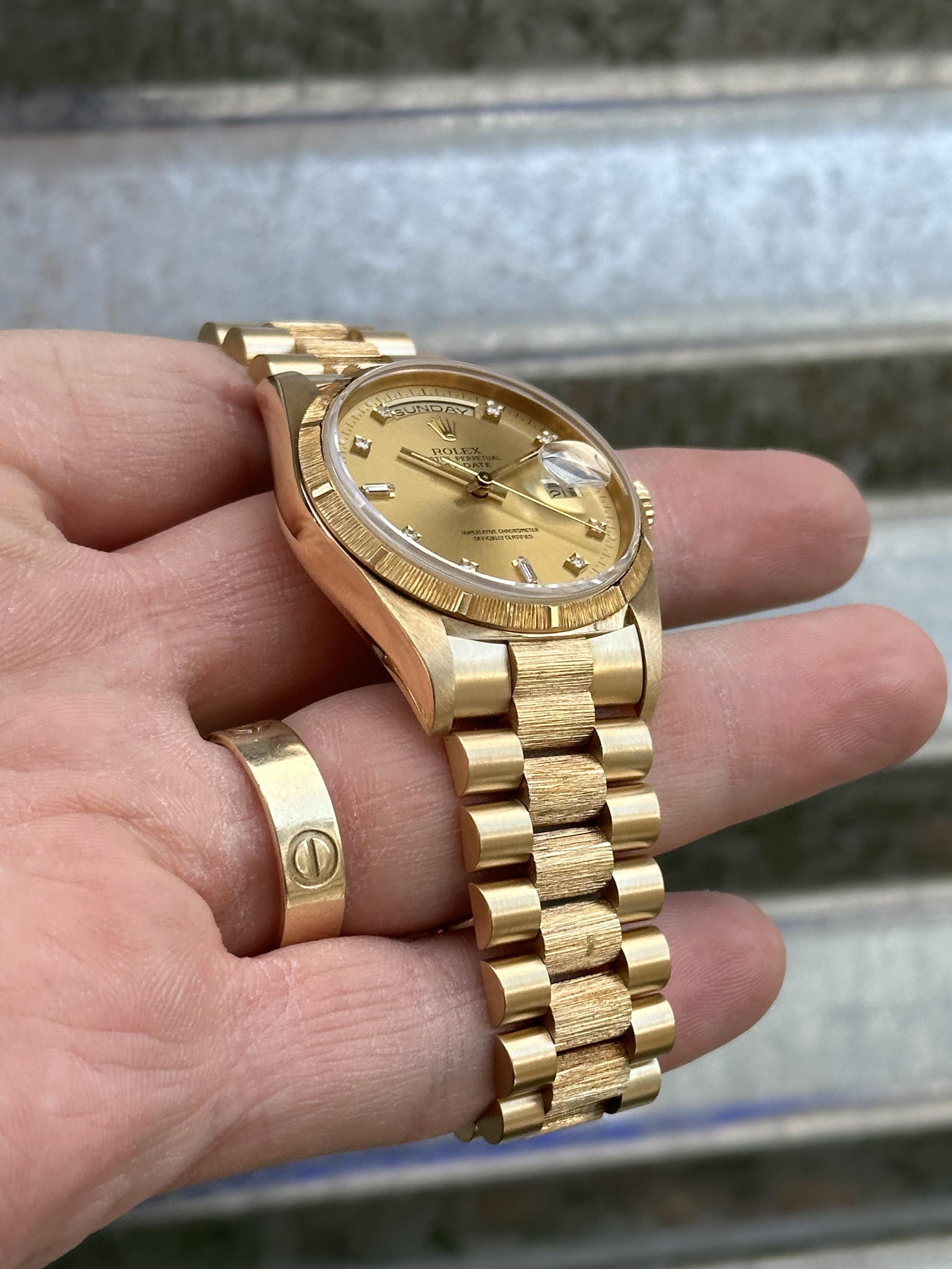 Rolex day outlet date 18248