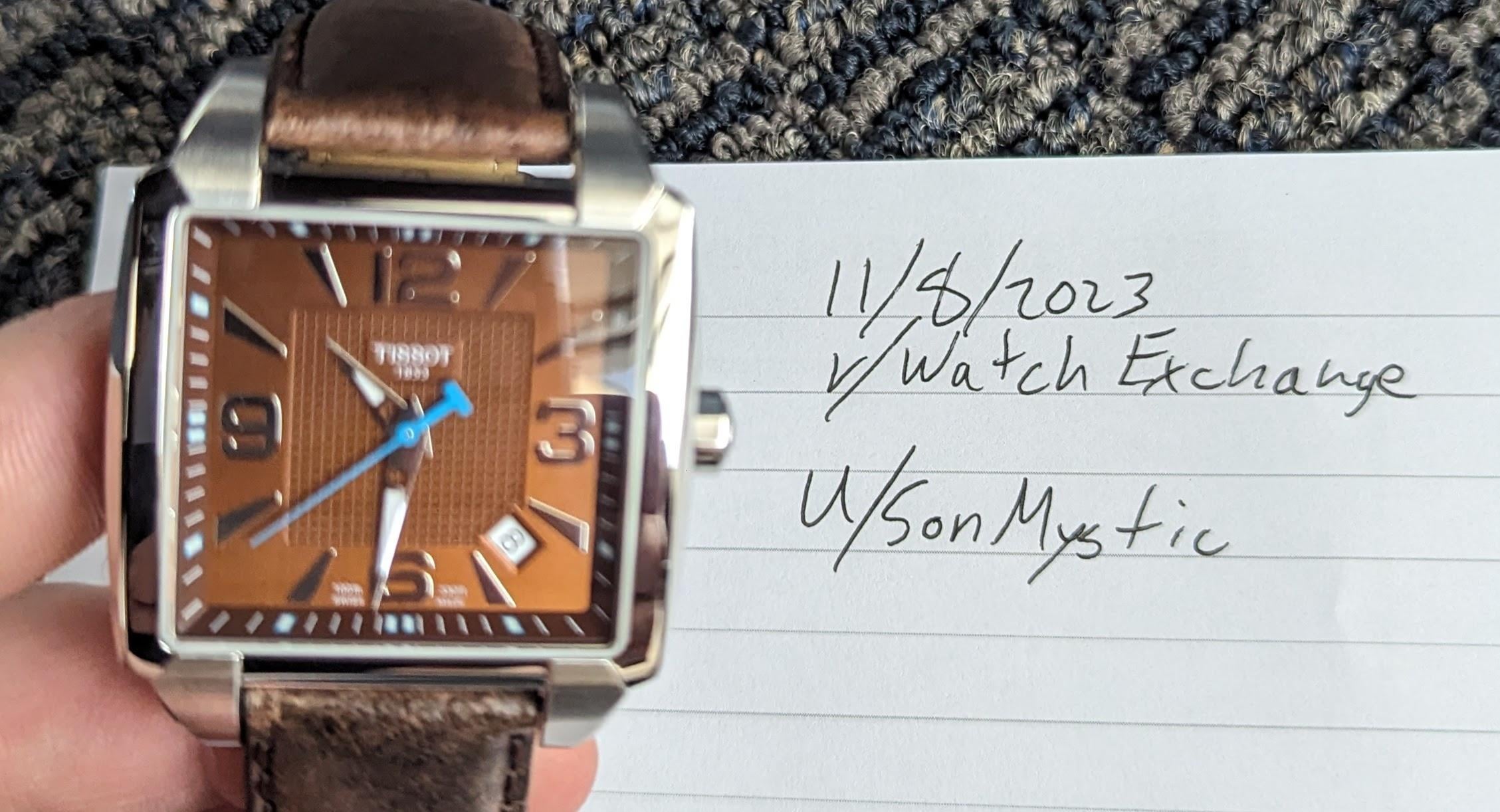 WTS REDUCED Tissot Quadrato long discontinued WatchCharts