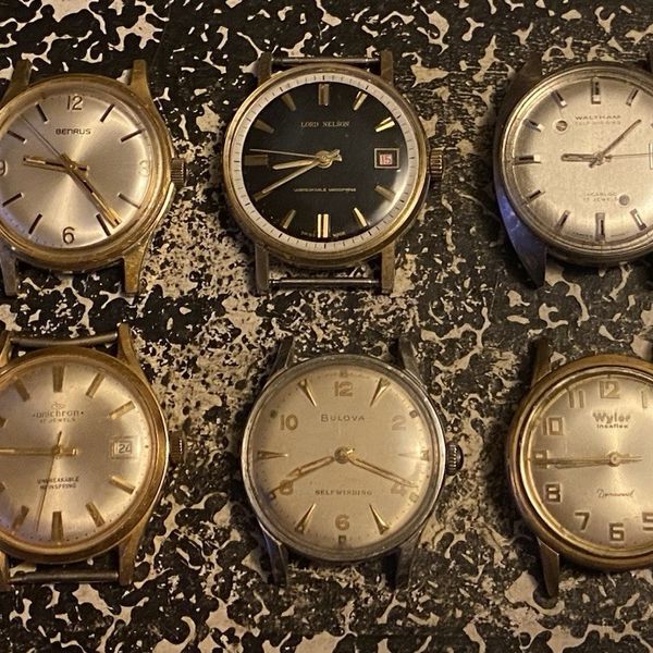 Mouvement De Montre Mécanique Vintage Wyler - Pour Pièces Ou Réparation - Balancier Fonctionnel