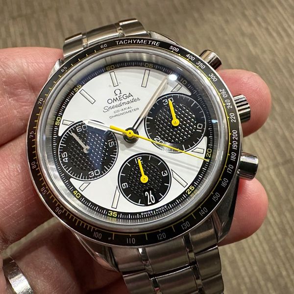 Like New Jan 18 Omega Speedmaster Racing Panda Automatic 40 Svc 2024 ...
