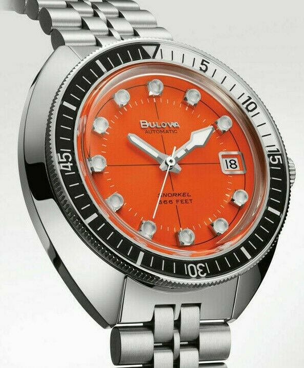 bulova oceanographer arancione