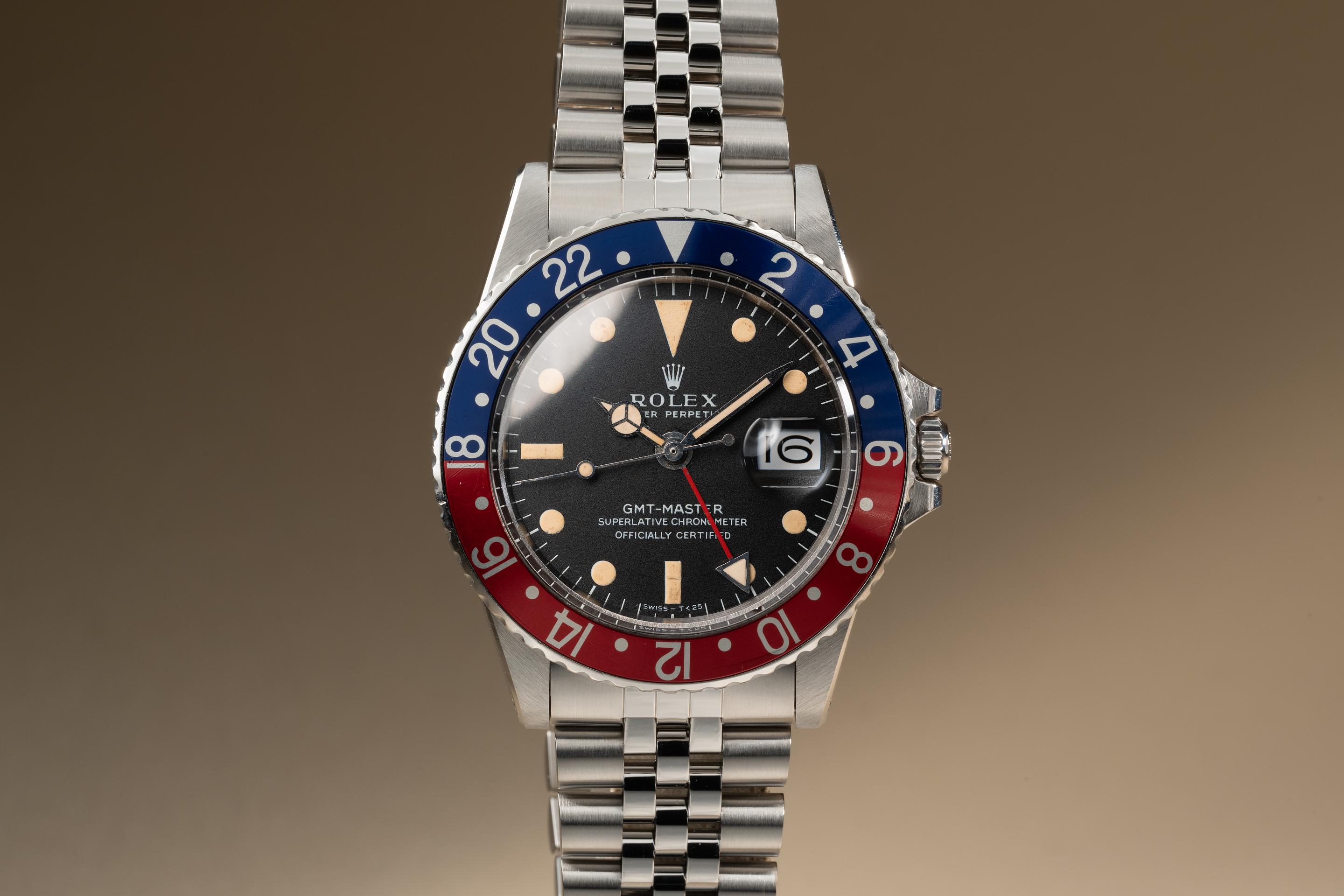 Rolex gmt hotsell master pepsi 1970