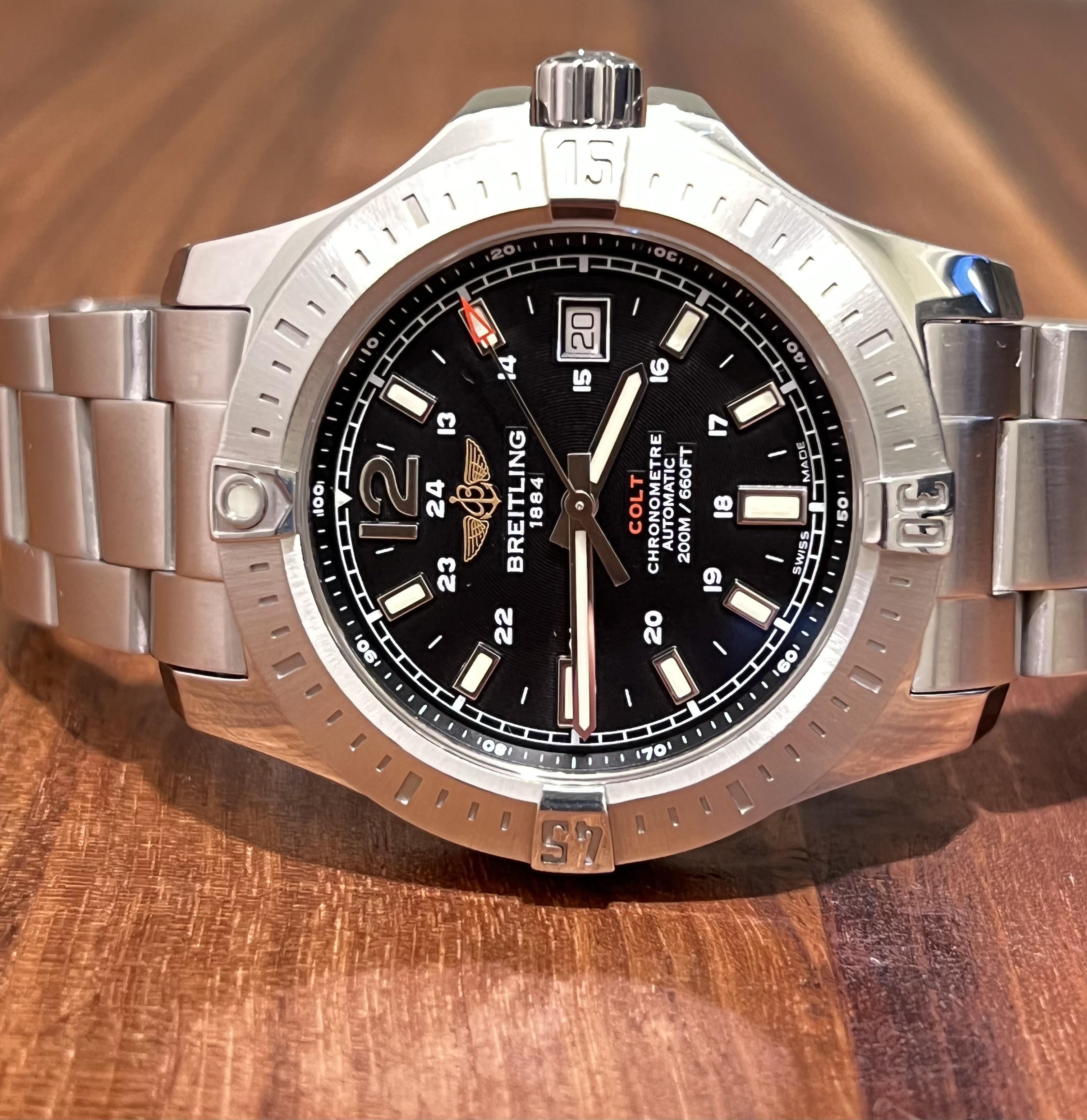 Breitling colt automatic discount a17388