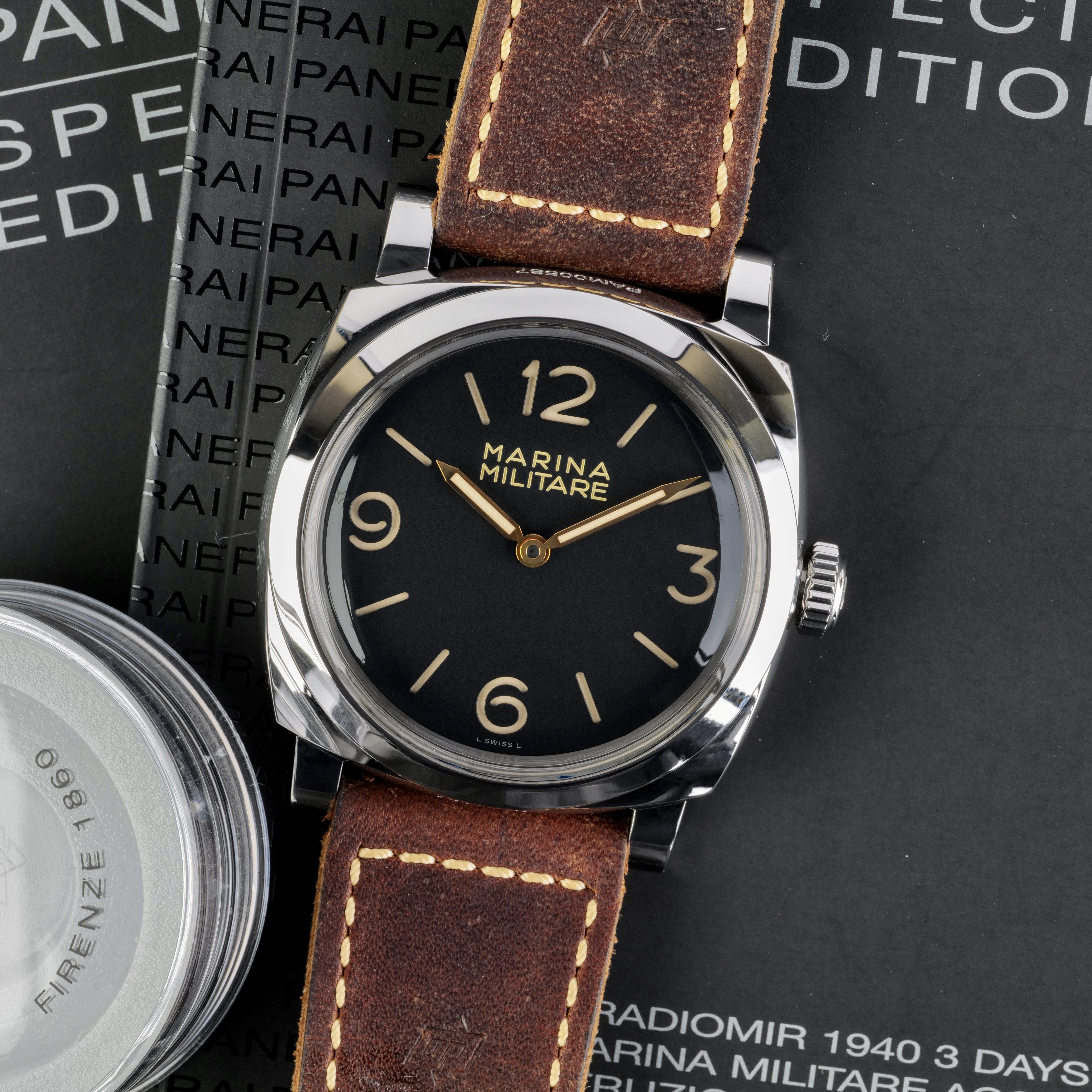 7 995 USD FS Panerai Radiomir 1940 Marina Militare PAM587 WatchCharts Marketplace