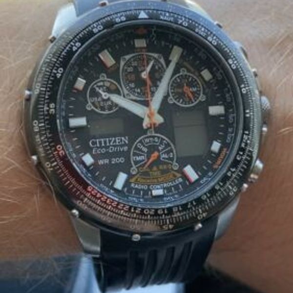 Citizen Skyhawk AT EcoDrive WR 200 With Boxes And Instructions Manual
