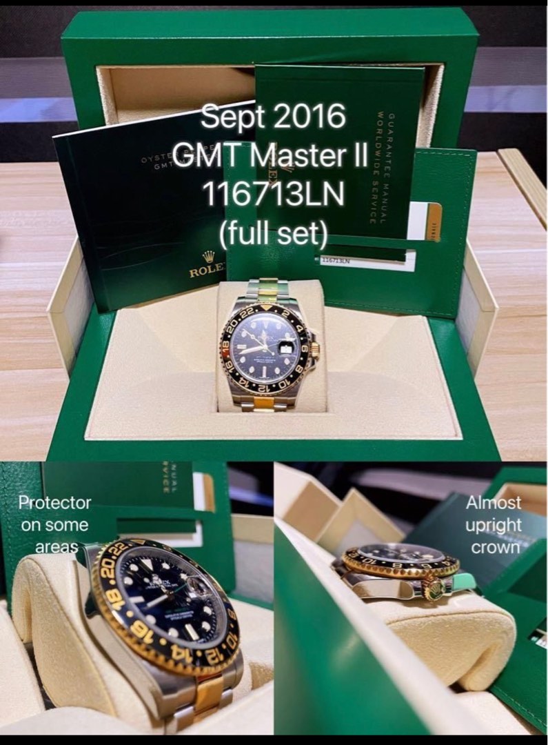 Gmt master clearance ii half gold