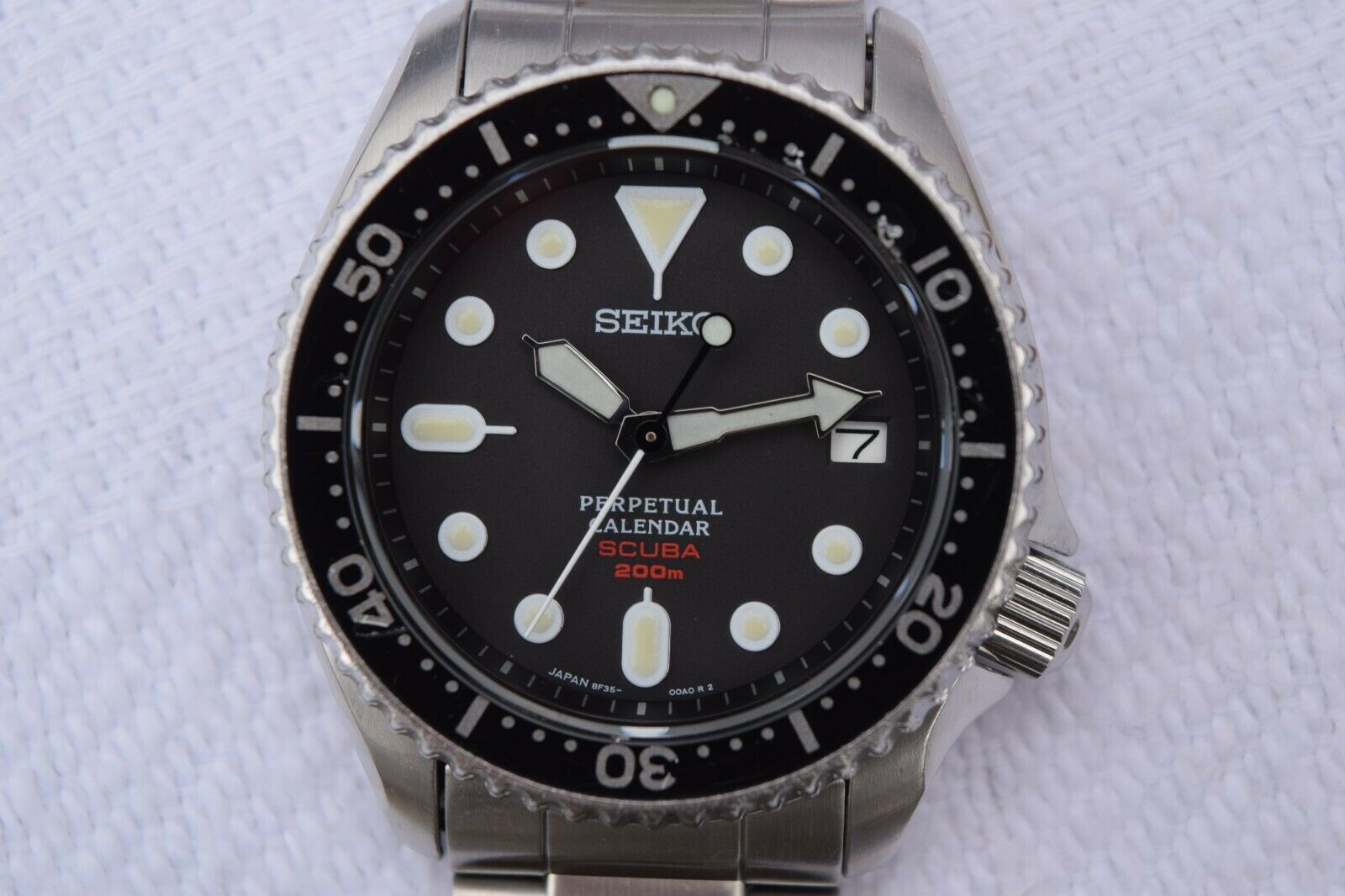 Serviced JDM Seiko Prospex SBCM023 Perpetual Calendar 200m Diver