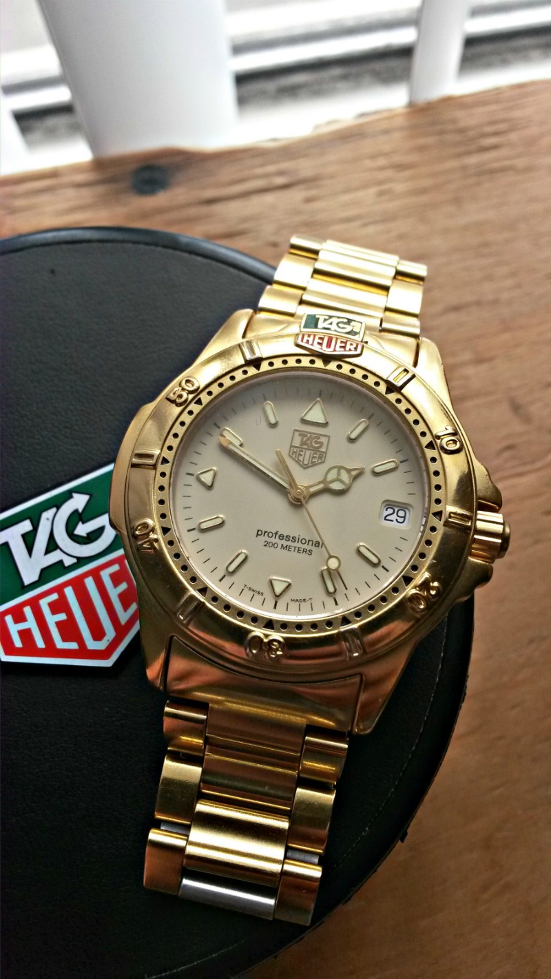 TAG Heuer Professional Gold Men's Watch - 995.413 for sale
