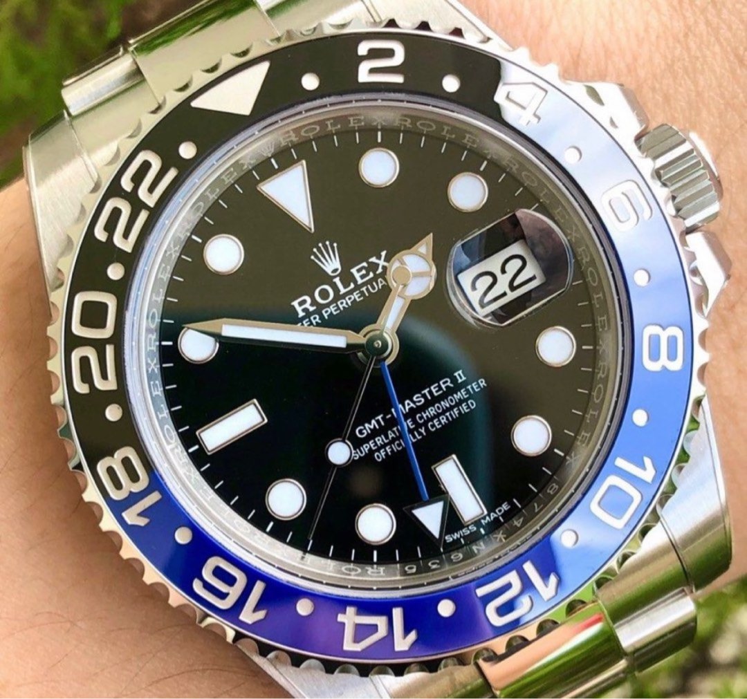 2018 ROLEX BATMAN GMT MASTER 116710BLNR 126710BLNR WatchCharts