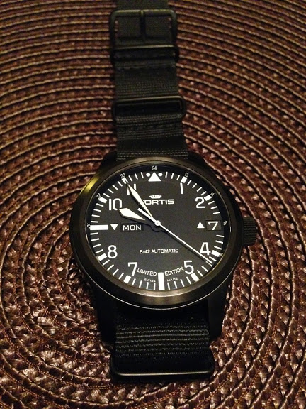 FS: FORTIS B-42 FLIEGER BLACK AUTO DAY/DATE LIMITED EDITION 500 LNIB ...