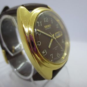 VINTAGE SEIKO 7009-8081 MILITARY DIAL DAYDATE GOLDPLATED AUTOMATIC MENS  WATCH | WatchCharts Marketplace