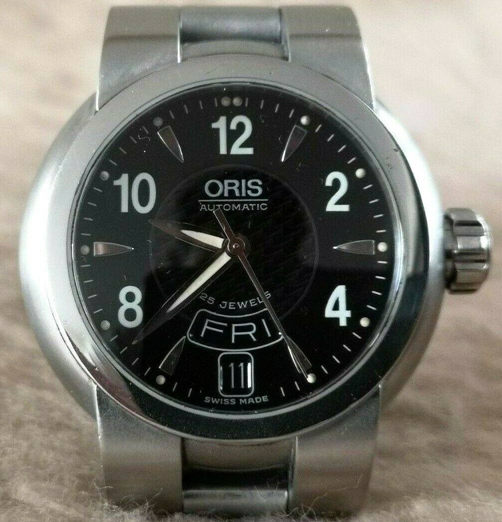 ORIS TT1 DAY DATE Ref 7522 All Stainless Steel Automatic 36mm