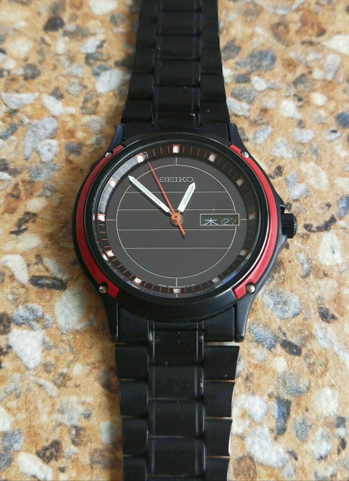 Vintage Seiko Quartz 8S23 6000 October 1986 Kanji JDM