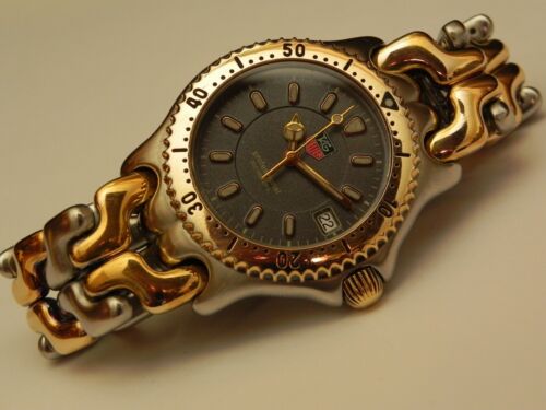 Tag Heuer Luxury Midsize WG 1220 KO 18k Goldplated Unisex Watch