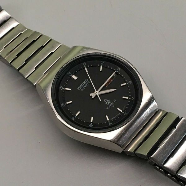 Vintage SEIKO 7546-8090 TYPE II quartz watch original new