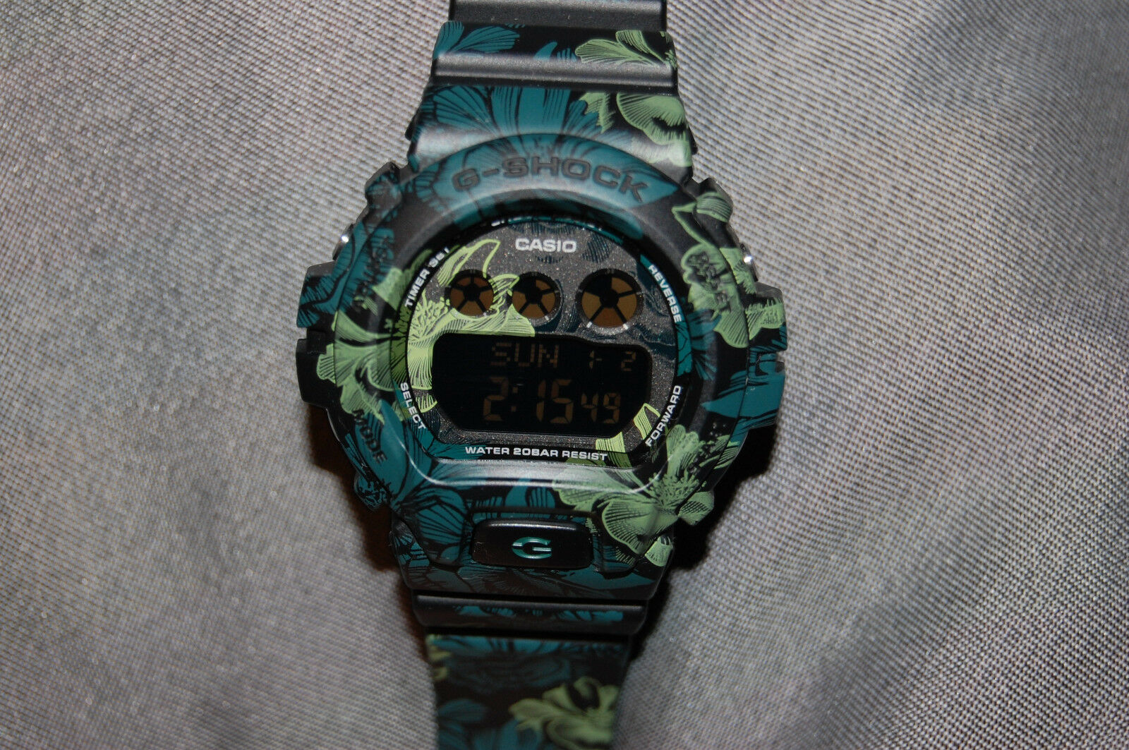 Casio G Shock S Series Green Floral Motif Ladies Watch GMD S6900F 1 NEW BATTERY WatchCharts Marketplace