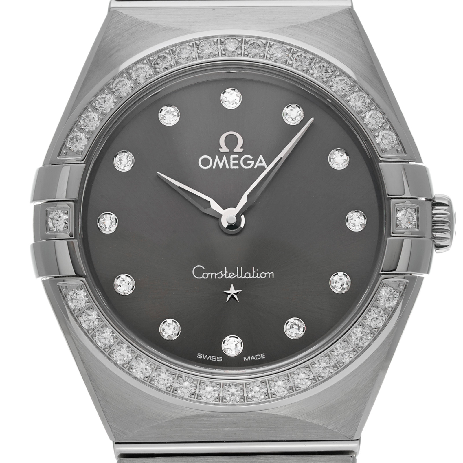 Used Omega OMEGA Constellation Quartz 131.15.28.60.56.001 Gray