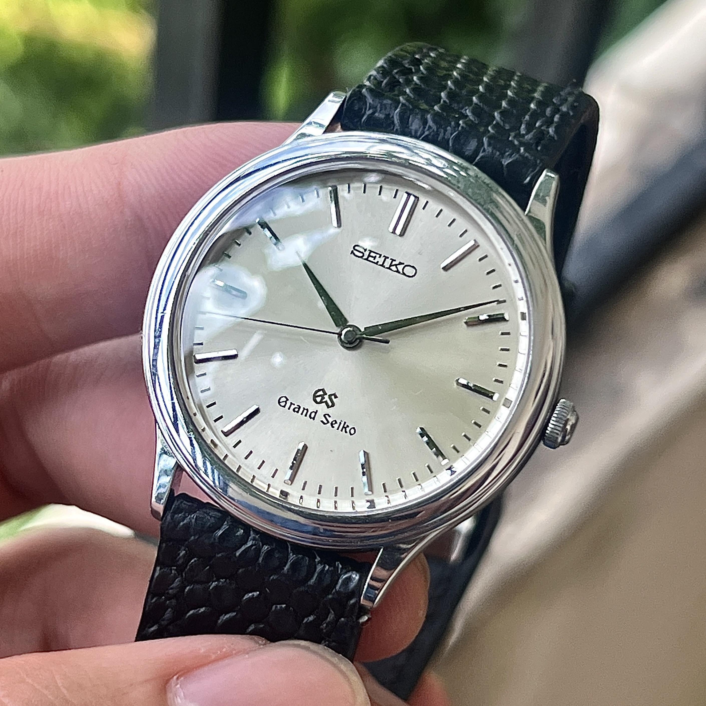 WTS] Grand Seiko SBGS001 | 9581-7000 HAQ Quartz, Champagne Dial No