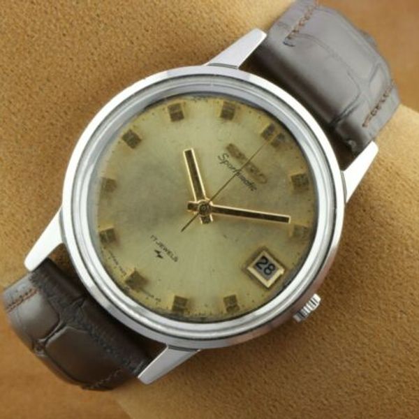 VINTAGE SEIKO SPORTSMATIC 7625E AUTOMATIC JAPAN WORKING WRIST WATCH ...