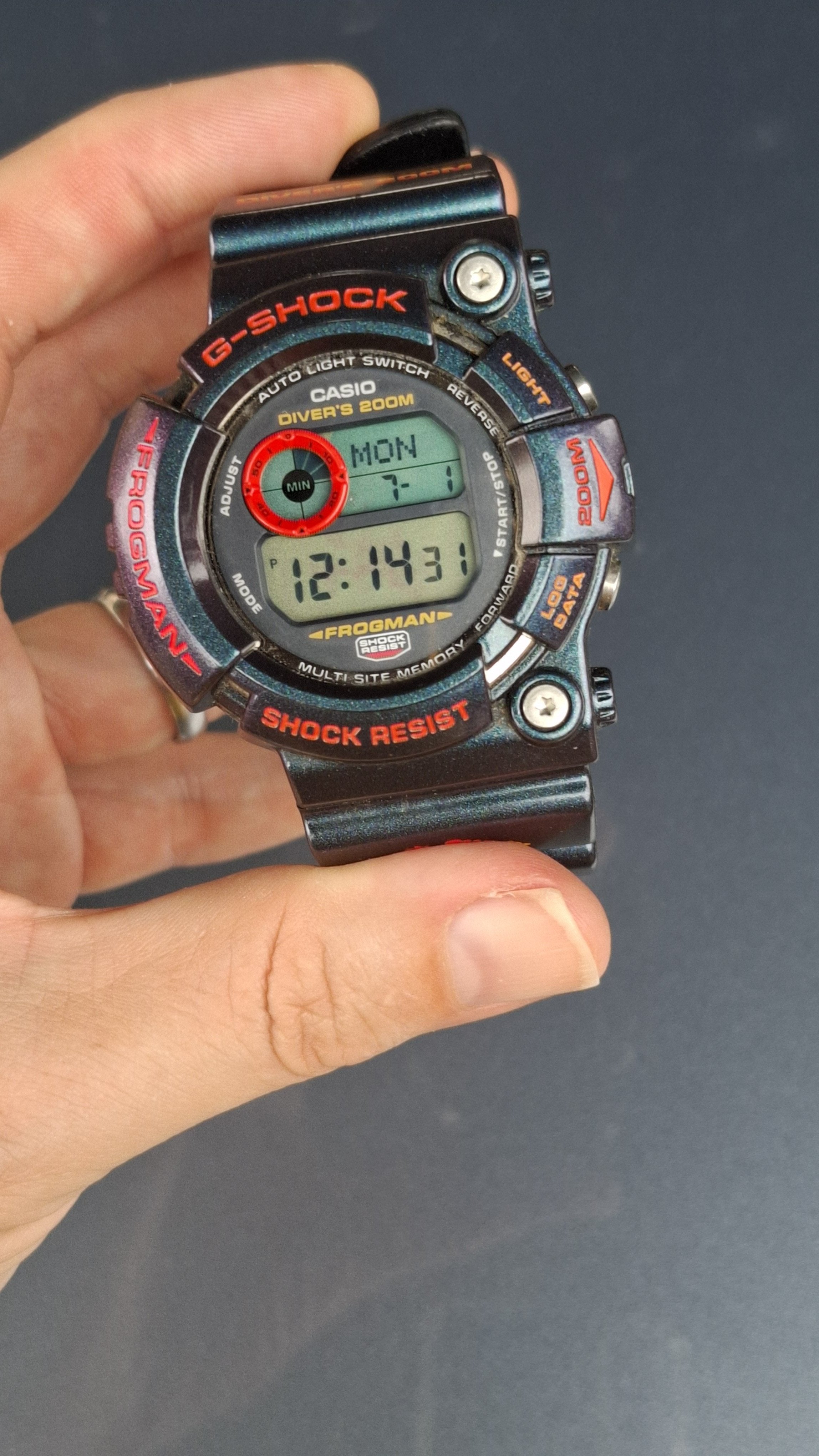 中古】CASIO G-SHOCK GW-201-6JF FROGMAN 腕時計 ジーショック カシオ 