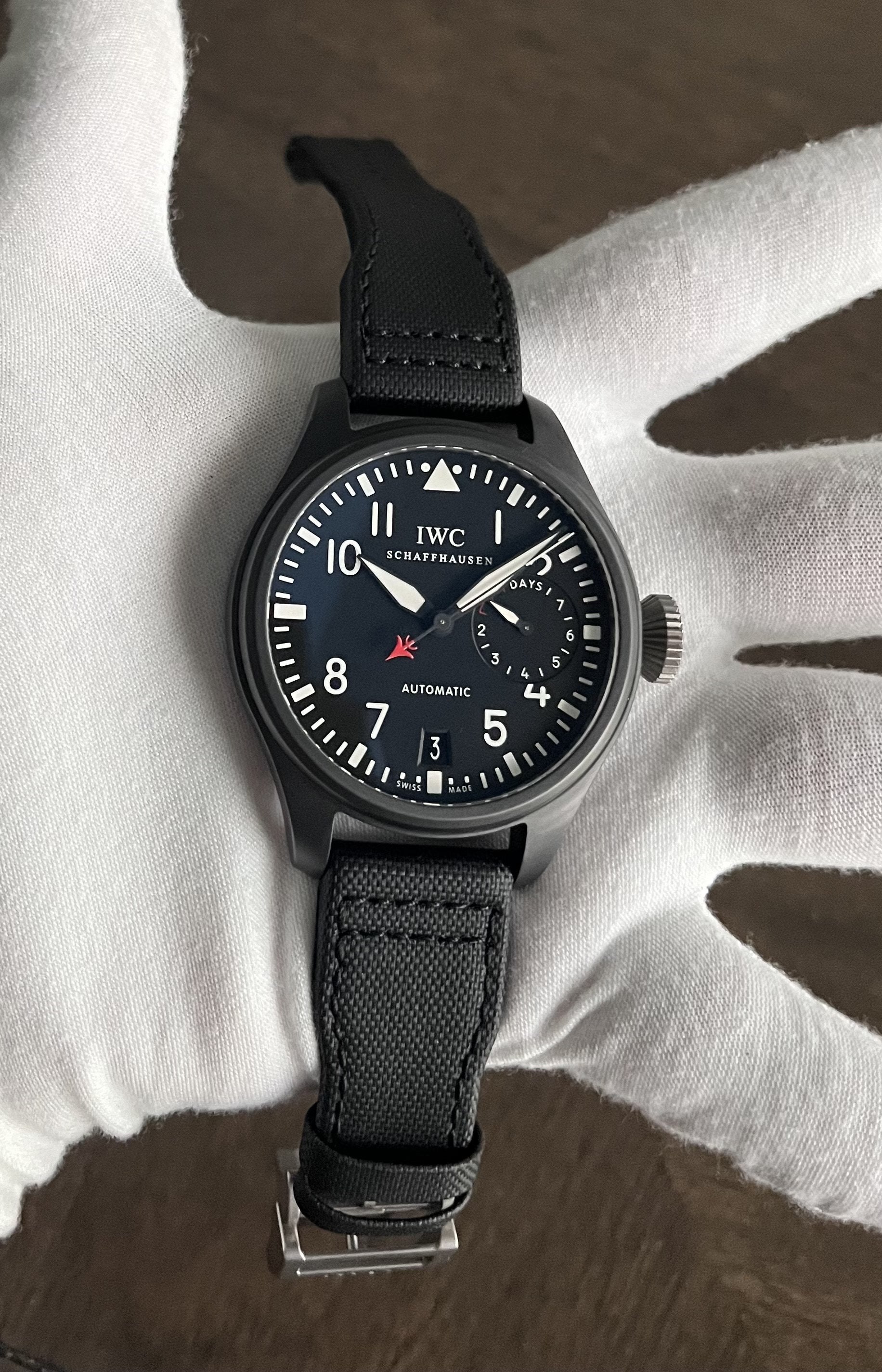 FSOT IWC Top Gun Flyback 3880 01 Jeremy Clarkson Model Ceramic Cheap WatchCharts Marketplace